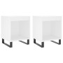 Nachttische 2 Stk. Holzwerkstoff weiß 40x35x50 cm von , Nachttische - Ref: Foro24-830733, Preis: 48,65 €, Rabatt: %