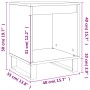 Nachttische 2 Stk. Holzwerkstoff weiß 40x35x50 cm von , Nachttische - Ref: Foro24-830733, Preis: 48,65 €, Rabatt: %