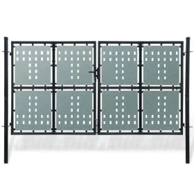 Schwarzes Gartenzauntor 300x225 cm von vidaXL, Gartentore - Ref: Foro24-141694, Preis: 571,60 €, Rabatt: %