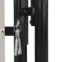 Black garden fence gate 300x225 cm by vidaXL, garden gates - Ref: Foro24-141694, Price: 571,57 €, Discount: %