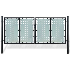 Schwarzes Gartenzauntor 300x175 cm von vidaXL, Gartentore - Ref: Foro24-141692, Preis: 533,11 €, Rabatt: %
