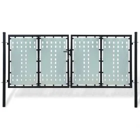Schwarzes Gartenzauntor 300x175 cm von vidaXL, Gartentore - Ref: Foro24-141692, Preis: 523,66 €, Rabatt: %