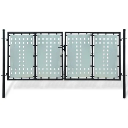 Black garden fence gate 300x175 cm by vidaXL, garden gates - Ref: Foro24-141692, Price: 523,62 €, Discount: %