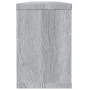 Cubic wall shelves 2 pcs gray Sonoma wood 60x15x23 cm by , Shelves and shelves - Ref: Foro24-815927, Price: 28,37 €, Discount: %