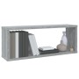 Kubische Wandregale, 2 Stück, graues Sonoma-Holz, 60 x 15 x 23 cm von , Regale und Regale - Ref: Foro24-815927, Preis: 28,82 ...