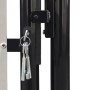 Black garden fence gate 300x175 cm by vidaXL, garden gates - Ref: Foro24-141692, Price: 533,11 €, Discount: %