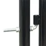 Puerta de valla de jardín negra 300x250 cm de vidaXL, Puertas de jardín - Ref: Foro24-141695, Precio: 512,76 €, Descuento: %