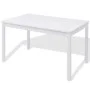 Set de Comedor Siete Piezas Madera de Pino Blanco de vidaXL, muebles para cocinas y comedores - Ref: Foro24-242959, Precio: 3...