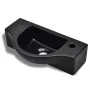 Ceramic sink with black tap/drain hole by vidaXL, Sinks - Ref: Foro24-141931, Price: 78,53 €, Discount: %