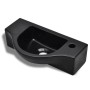 Keramikspüle mit schwarzem Hahn-/Ablaufloch von vidaXL, Sinkt - Ref: Foro24-141931, Preis: 80,04 €, Rabatt: %