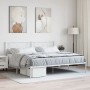 Metallbettgestell mit weißem Kopfteil 183x213 cm von , Betten und Lattenroste - Ref: Foro24-372331, Preis: 98,99 €, Rabatt: %