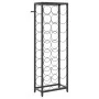 Wine rack for 27 bottles black wrought iron 34x18x100 cm by , Wine racks - Ref: Foro24-358365, Price: 91,22 €, Discount: %
