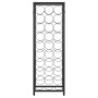 Wine rack for 27 bottles black wrought iron 34x18x100 cm by , Wine racks - Ref: Foro24-358365, Price: 75,37 €, Discount: %