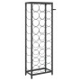 Wine rack for 27 bottles black wrought iron 34x18x100 cm by , Wine racks - Ref: Foro24-358365, Price: 75,37 €, Discount: %