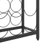 Wine rack for 27 bottles black wrought iron 34x18x100 cm by , Wine racks - Ref: Foro24-358365, Price: 75,37 €, Discount: %