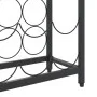 Wine rack for 27 bottles black wrought iron 34x18x100 cm by , Wine racks - Ref: Foro24-358365, Price: 91,22 €, Discount: %