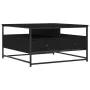 Black engineered wood coffee table 80x80x45 cm by , Coffee table - Ref: Foro24-835289, Price: 98,09 €, Discount: %