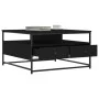 Black engineered wood coffee table 80x80x45 cm by , Coffee table - Ref: Foro24-835289, Price: 98,09 €, Discount: %
