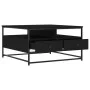 Black engineered wood coffee table 80x80x45 cm by , Coffee table - Ref: Foro24-835289, Price: 98,09 €, Discount: %