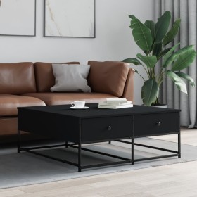 Schwarzer Couchtisch aus Holzwerkstoff, 100 x 99 x 40 cm von , Couchtisch - Ref: Foro24-835294, Preis: 87,31 €, Rabatt: %