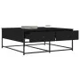 Schwarzer Couchtisch aus Holzwerkstoff, 100 x 99 x 40 cm von , Couchtisch - Ref: Foro24-835294, Preis: 86,18 €, Rabatt: %