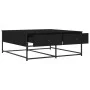 Schwarzer Couchtisch aus Holzwerkstoff, 100 x 99 x 40 cm von , Couchtisch - Ref: Foro24-835294, Preis: 86,18 €, Rabatt: %