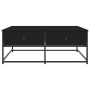 Black engineered wood coffee table 100x99x40 cm by , Coffee table - Ref: Foro24-835294, Price: 87,31 €, Discount: %
