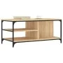 Sonoma oak plywood coffee table 100x50x45 cm by , Coffee table - Ref: Foro24-835305, Price: 61,66 €, Discount: %