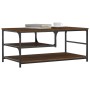 Mesa de centro madera de ingeniería roble marrón 90x49x40 cm de , Mesas de centro - Ref: Foro24-835313, Precio: 56,16 €, Desc...