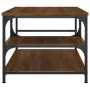 Brown oak engineered wood coffee table 90x49x40 cm by , Coffee table - Ref: Foro24-835313, Price: 55,49 €, Discount: %