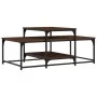 Brown oak engineered wood coffee table 102x60x45 cm by , Coffee table - Ref: Foro24-835318, Price: 45,86 €, Discount: %