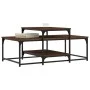 Brown oak engineered wood coffee table 102x60x45 cm by , Coffee table - Ref: Foro24-835318, Price: 45,86 €, Discount: %