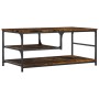 Couchtisch aus geräuchertem Eichenholzwerkstoff, 90 x 49 x 40 cm von , Couchtisch - Ref: Foro24-835311, Preis: 54,95 €, Rabat...