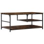 Couchtisch aus geräuchertem Eichenholzwerkstoff, 90 x 49 x 40 cm von , Couchtisch - Ref: Foro24-835311, Preis: 54,95 €, Rabat...