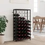 Botellero para 45 botellas hierro forjado negro 54x18x100 cm de , Botelleros - Ref: Foro24-358367, Precio: 104,83 €, Descuent...