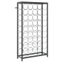 Weinregal für 45 Flaschen, schwarzes Schmiedeeisen, 54 x 18 x 100 cm von , Weinregale - Ref: Foro24-358367, Preis: 88,34 €, R...