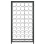 Wine rack for 45 bottles black wrought iron 54x18x100 cm by , Wine racks - Ref: Foro24-358367, Price: 88,34 €, Discount: %