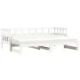 Sofá cama nido madera maciza de pino blanco 80x200 cm de , Camas y somieres - Ref: Foro24-836208, Precio: 183,86 €, Descuento: %