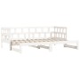 Sofá cama nido madera maciza de pino blanco 80x200 cm