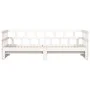Sofá cama nido madera maciza de pino blanco 80x200 cm de , Camas y somieres - Ref: Foro24-836208, Precio: 183,86 €, Descuento: %