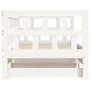 Sofá cama nido madera maciza de pino blanco 80x200 cm de , Camas y somieres - Ref: Foro24-836208, Precio: 183,86 €, Descuento: %