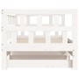 Sofá cama nido madera maciza de pino blanco 80x200 cm
