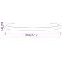 Runde Tischplatte aus massivem weißem Kiefernholz Ø70x3 cm von , Tischplatten - Ref: Foro24-833668, Preis: 65,10 €, Rabatt: %