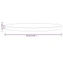 Tablero de mesa redondo madera maciza de pino blanco Ø70x3 cm de , Tableros para mesas - Ref: Foro24-833668, Precio: 68,05 €,...