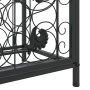 Weinregal für 73 Flaschen, schwarzes Schmiedeeisen, 45 x 36 x 200 cm von , Weinregale - Ref: Foro24-358371, Preis: 197,38 €, ...