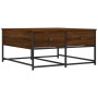 Oak brown engineered wood coffee table 80x80x40 cm by , Coffee table - Ref: Foro24-835358, Price: 45,11 €, Discount: %