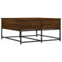 Oak brown engineered wood coffee table 80x80x40 cm by , Coffee table - Ref: Foro24-835358, Price: 45,11 €, Discount: %