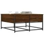 Oak brown engineered wood coffee table 80x80x40 cm by , Coffee table - Ref: Foro24-835358, Price: 45,11 €, Discount: %