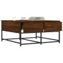 Oak brown engineered wood coffee table 80x80x40 cm by , Coffee table - Ref: Foro24-835358, Price: 45,11 €, Discount: %