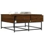 Oak brown engineered wood coffee table 80x80x40 cm by , Coffee table - Ref: Foro24-835358, Price: 45,11 €, Discount: %